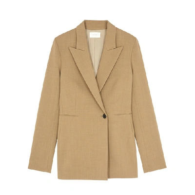 Shop The Row Ciel Camel Stretch-wool Blazer