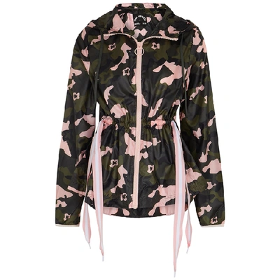 Shop The Upside Forest Camo Ash Printed Shell Jacket