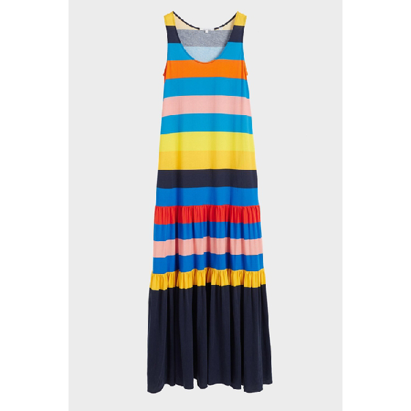 parker rainbow maxi dress