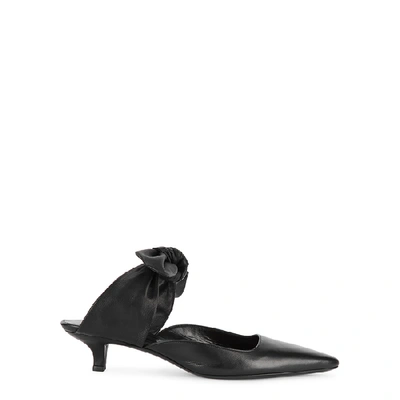 Shop The Row Coco 50 Black Leather Mules