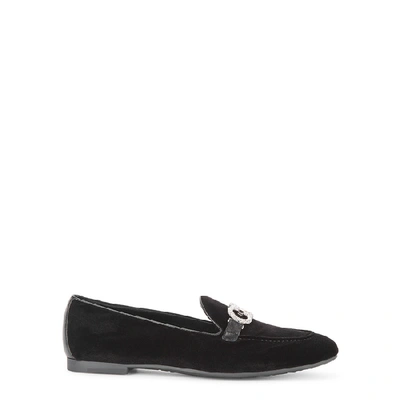 Shop Ferragamo Trifoglio Black Velvet Loafers