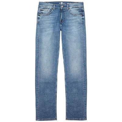 Shop 7 For All Mankind Standard Luxe Perormance Straight-leg Jeans