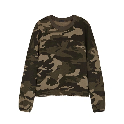 Shop Atm Anthony Thomas Melillo Camouflage-print Cotton Sweatshirt