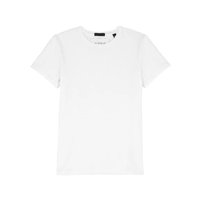 Shop Atm Anthony Thomas Melillo White Stretch-cotton T-shirt