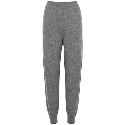 Shop Jil Sander Grey Mélange Cashmere Sweatpants In Dark Grey