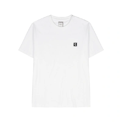 Shop Wooyoungmi White Logo Cotton T-shirt