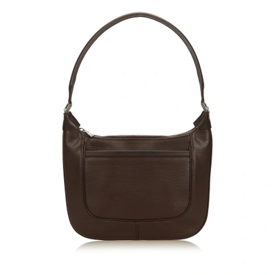 Shop Pre-owned Louis Vuitton Brown Shoulder Bag In Mocha
