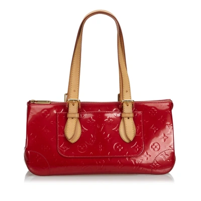 Shop Pre-owned Louis Vuitton Red Vernis Rosewood
