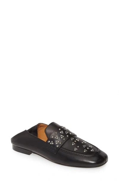 Shop Isabel Marant Festee Convertible Loafer In Black Leather