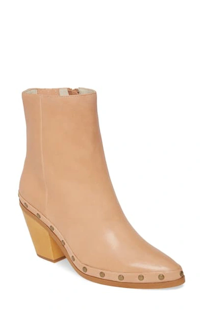 Shop Band Of Gypsies Empire Bootie In Natural Leather