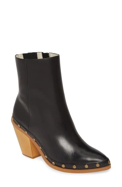 Shop Band Of Gypsies Empire Bootie In Black Leather