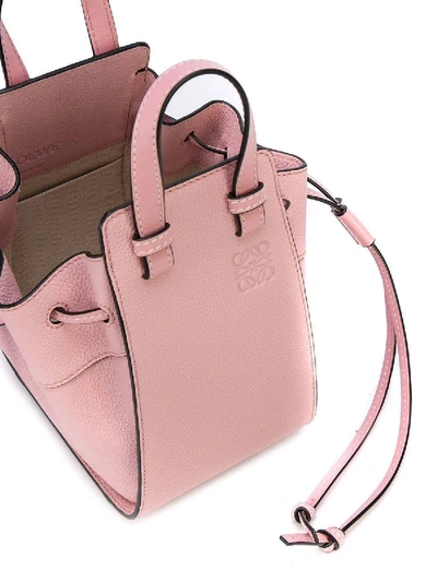 Shop Loewe Mini Hammock Crossbody Bag Pastel Pink