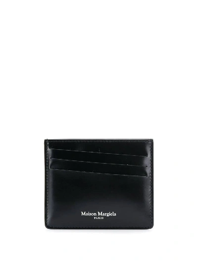 Shop Maison Margiela Shiny Leather Logo Cardholder