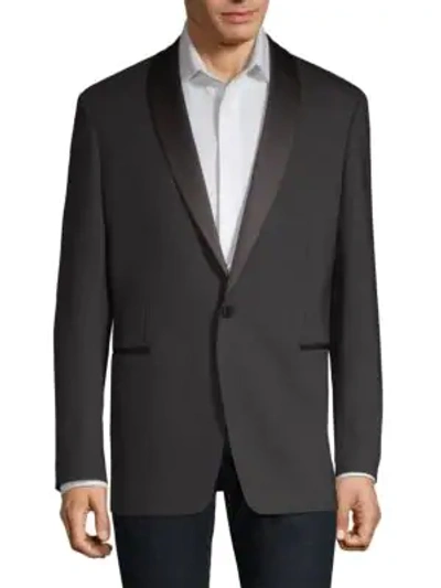 Shop Theory Men's Regular-fit Shawl Tuxedo Jacket In Black