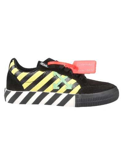 Shop Off-white Sneakers In Yellow/grey