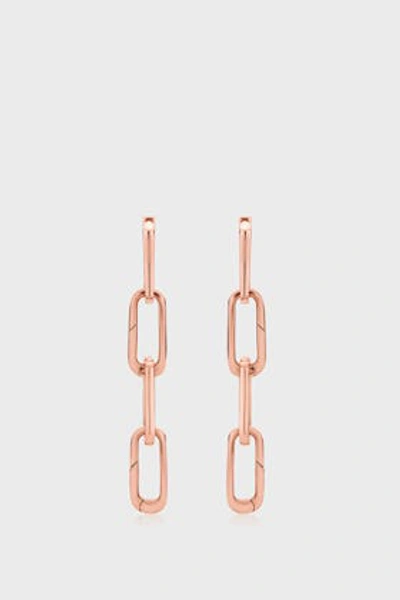 Shop Monica Vinader 18k Rose Gold Alta Capture Charm Cocktail Drop Earrings