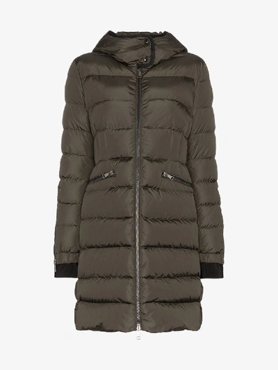 Shop Moncler Betulong Quilted Jacket In Green