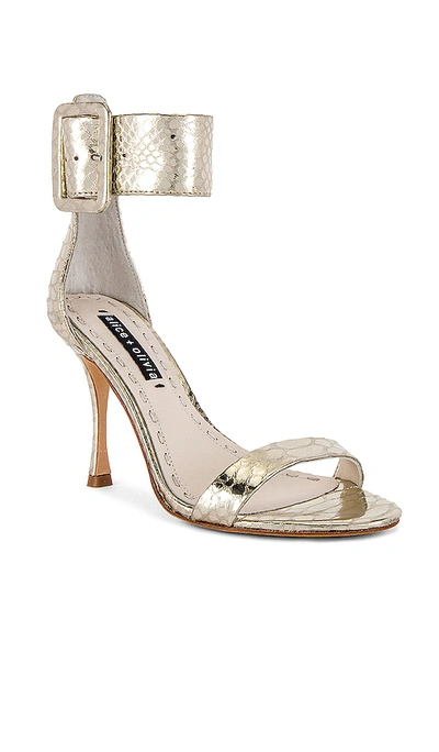 Shop Alice And Olivia Dolora Heel In Ivory