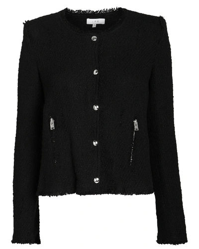 Shop Iro Agnette Tweed Jacket In Black