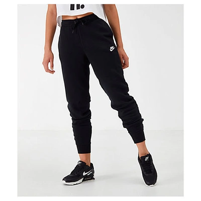 Shop Nike Women's Sportswear Essential Jogger Pants In Black