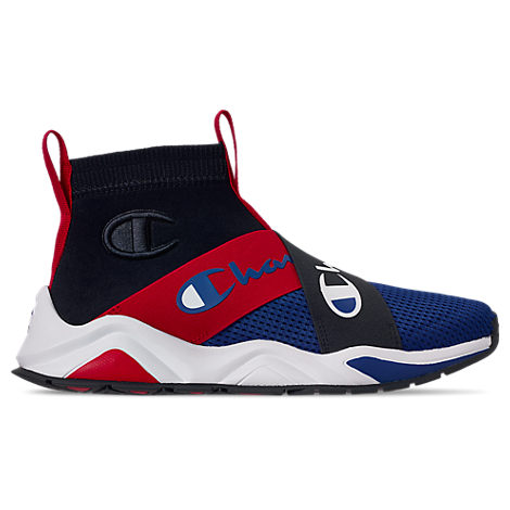 champion shoes blue and red
