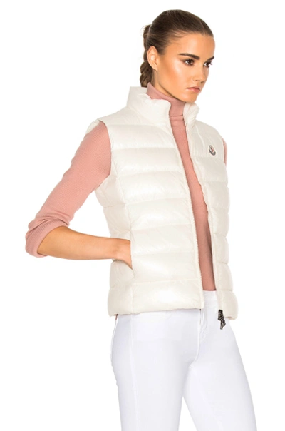 Shop Moncler Ghany Gilet Vest In White