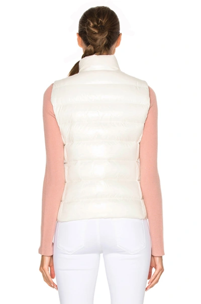 Shop Moncler Ghany Gilet Vest In White