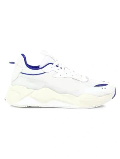 Shop Puma Men's Rs-x Tech Sneakers In White