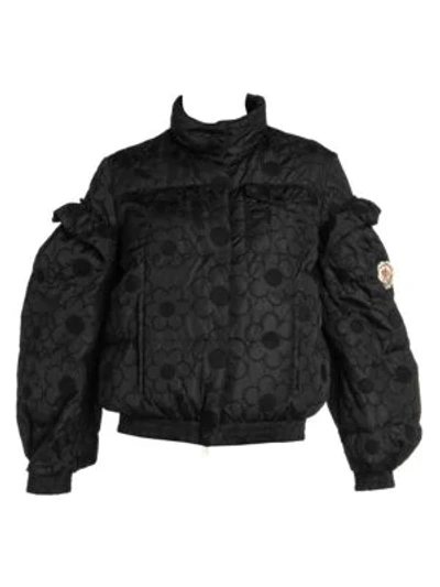 Shop Moncler Genius 4 Moncler Simone Rocha Akela Jacket In Black