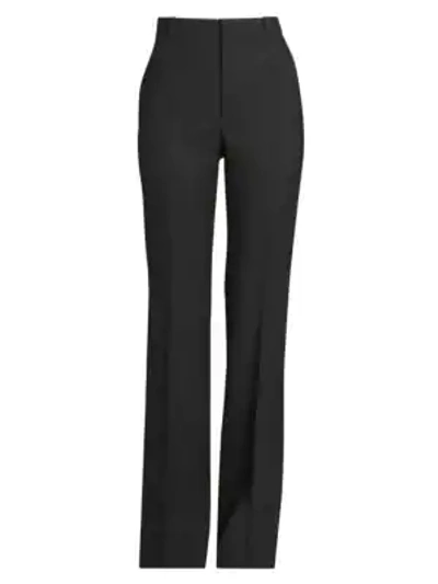 Shop Balenciaga Women's Wool Suit Pants In Noir