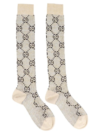 Shop Gucci Gg Signature Socks In Multi