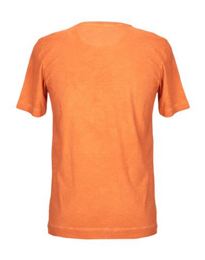 Shop Massimo Alba T-shirt In Orange