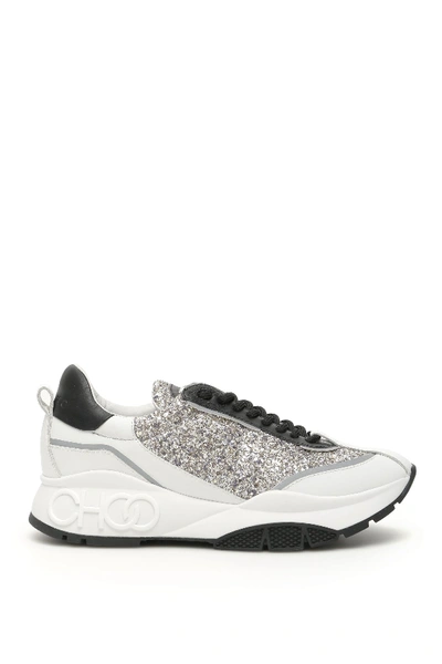 Shop Jimmy Choo Raine Glitter Sneakers In Multi