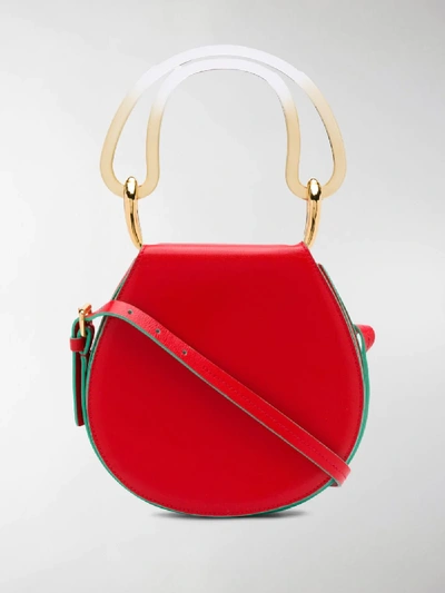 Shop Marni Top-handle Satchel In Red