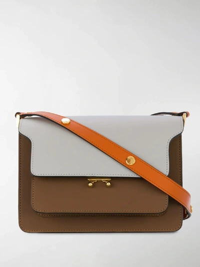 Shop Marni Trunk Bag In Brown