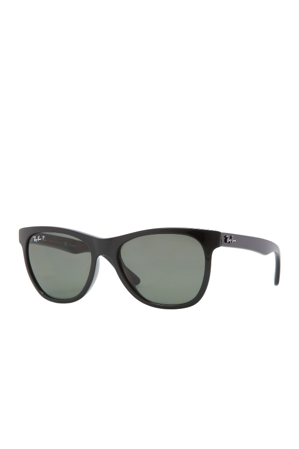 Ray Ban 54mm Polarized Wayfarer Sunglasses In Black Modesens