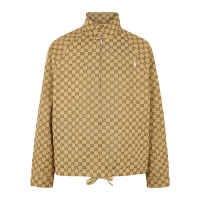 Shop Gucci Gg Jacquard Cotton-blend Jacket