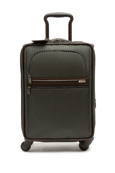 Shop Tumi International 4-wheel 22" Expandable Carry-on In Grey/brown