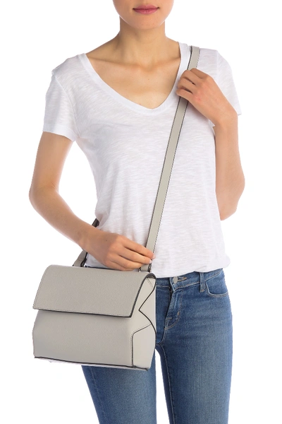 Shop French Connection Nina Crossbody Bag In Perla Gry