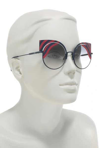 Shop Fendi 53mm Cat Eye Sunglasses In 00m1-9l