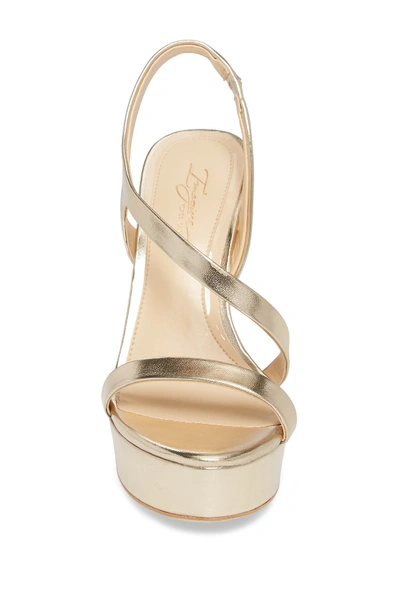 Shop Imagine Vince Camuto Piera Platform Sandal In Gold 02