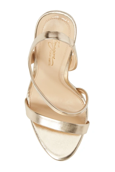 Shop Imagine Vince Camuto Piera Platform Sandal In Gold 02