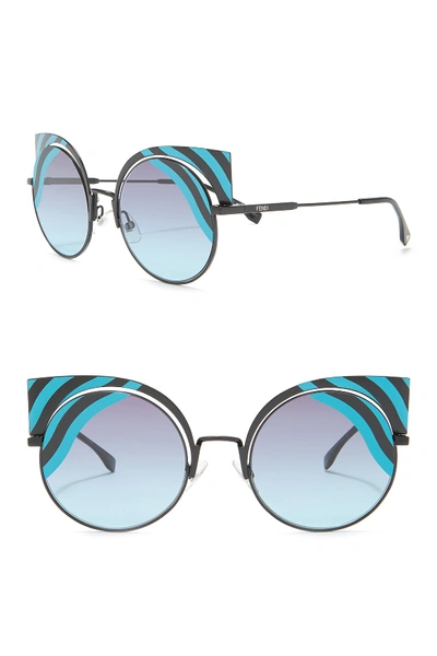 Shop Fendi 53mm Cat Eye Sunglasses In 00lb-jf