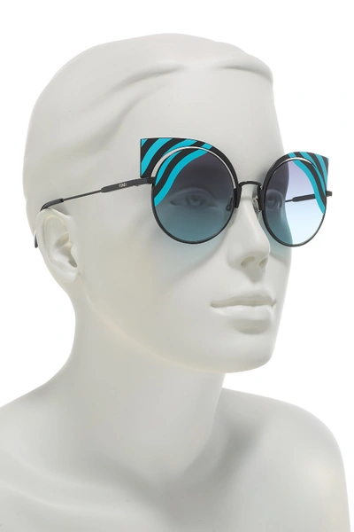 Shop Fendi 53mm Cat Eye Sunglasses In 00lb-jf
