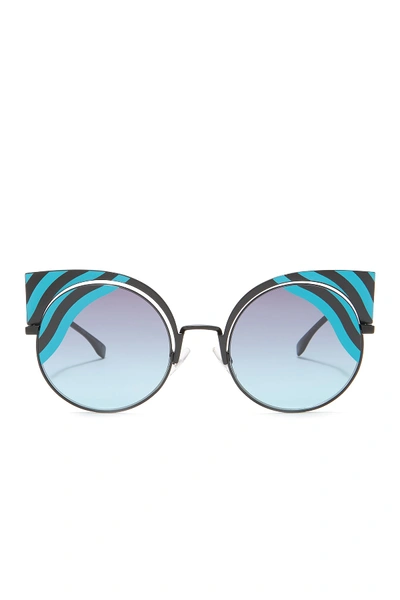 Shop Fendi 53mm Cat Eye Sunglasses In 00lb-jf