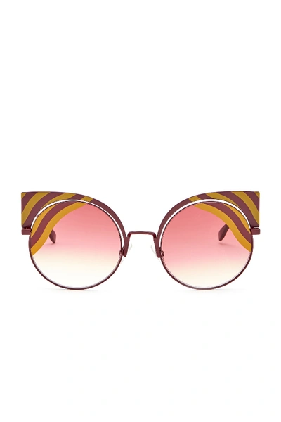 Shop Fendi 53mm Cat Eye Sunglasses In 00l9-x4