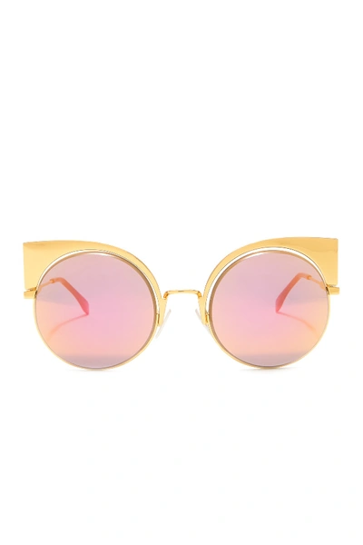 Shop Fendi 53mm Cat Eye Sunglasses In 0001-oj