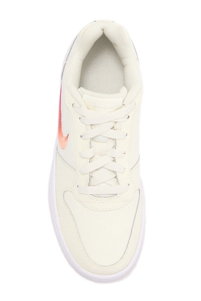 Shop Nike Ebernon Low Profile Premium Sneaker In 100 Sail/lsrfcs