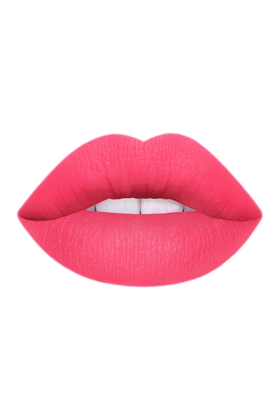 Shop Lime Crime Plushies Soft Focus Lip Veil - Mad For Magenta In Bright Pink