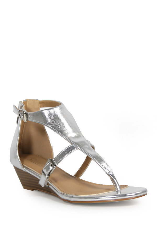 cute low wedge sandals